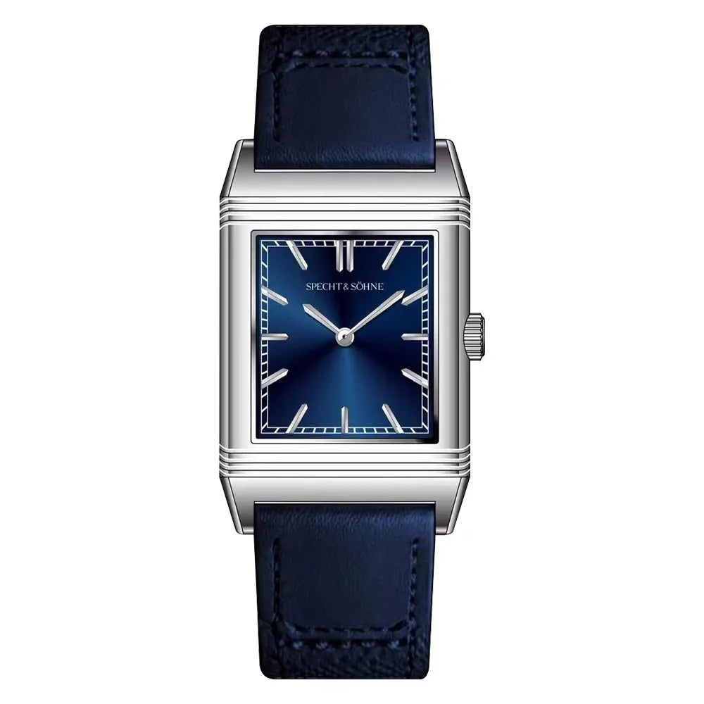 2026 Specht & Söhne New 25.5MM Square Watch For Men Ronda Quartz Movt Sports Watches Ultrathin Stainless Steel 50M Waterproof