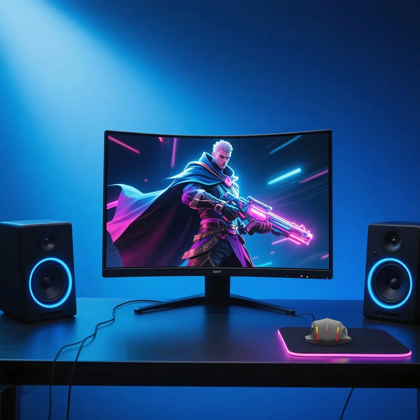 Ratón con cable E-YOOSO X-41PRO, ratón gaming grande con retroiluminación RGB, 11 botones laterales programables, compatible con ordenador, PC, portátil y Mac