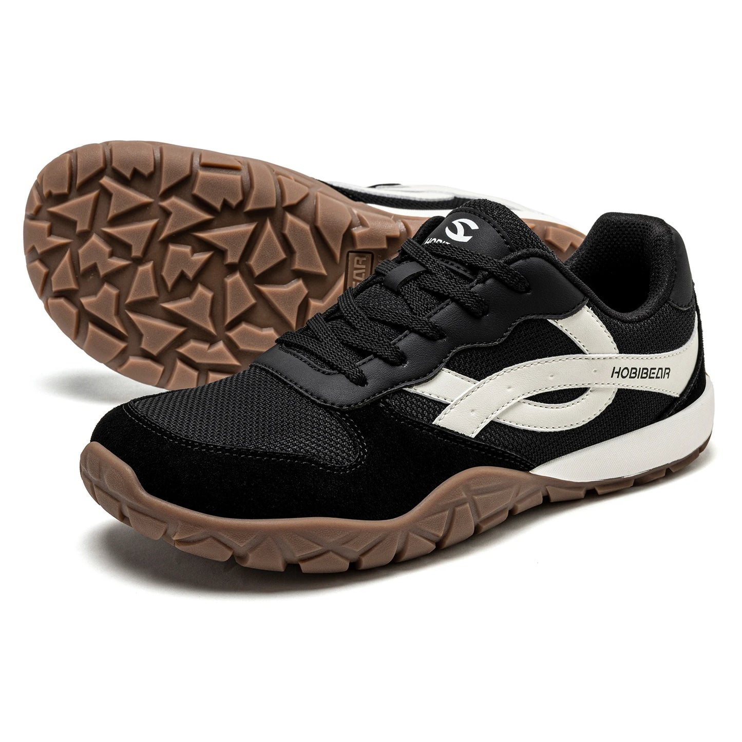 HOBIBEAR Sapatilhas unissexo de largura ampla minimalistas barefoot para caminhada, trail running, homem e mulher