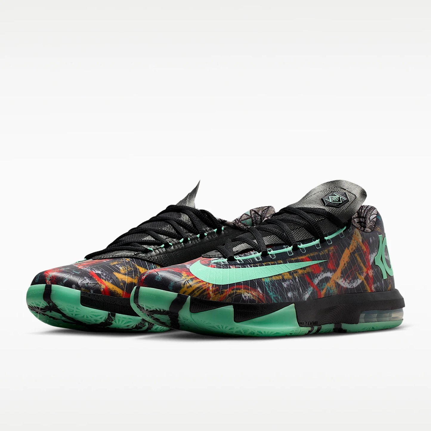 Zapatillas de baloncesto Nike Authentic Zoom KD 6 para hombre, modernas retro Rebound FQ8356-900