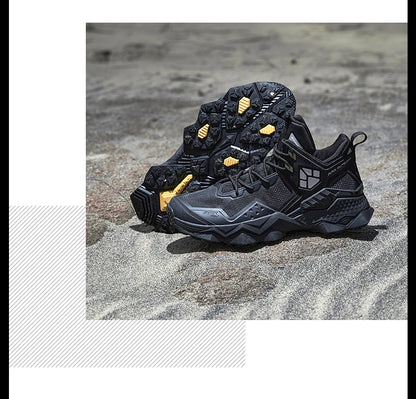 Rax Men's Waterproof Hiking Shoes Breathable Hiking Boots Outdoor Trekking Boots Sports Sneakers Tactical Shoes