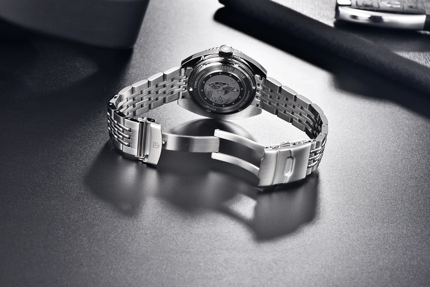 PAGANI DESIGN 2025 New Men's Automatic Mechanical Divers Watches NH38 Sapphire Stainless Steel 300m Waterproof AR Watch for Men