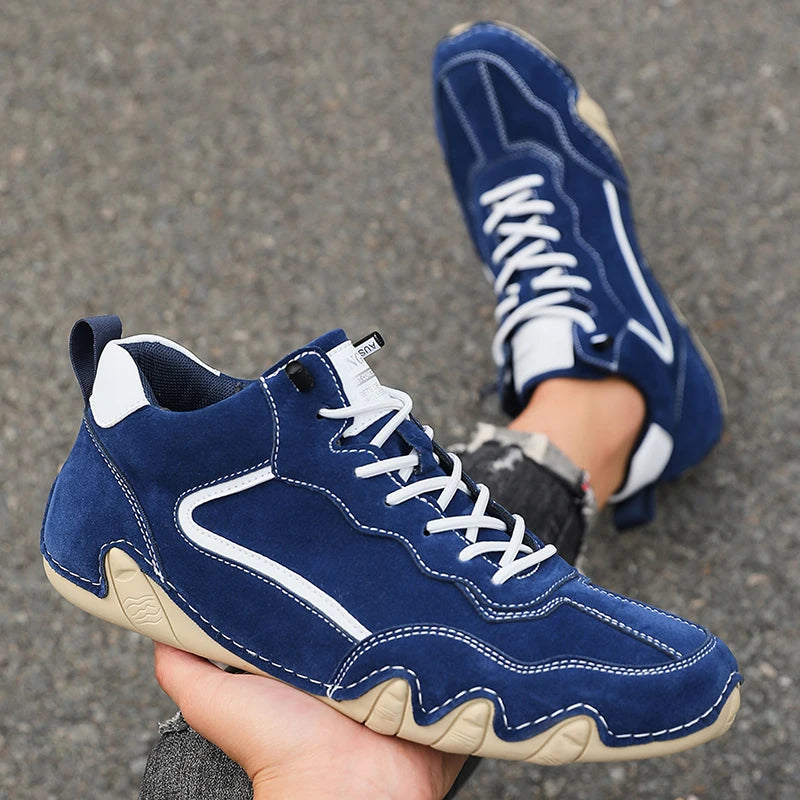 Men's Casual Shoes, Comfortable, High-end Leather, Fashionable, Casual, Loafers, Walking Sports Shoes, Facon Designer Shoes 2025