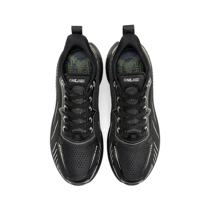 ONEMIX New Cushioning Running Shoes For Men Suitable for Heavy Runners Lace-Up Sports Women Non-slip Outdoor Athletic Male Sneakers