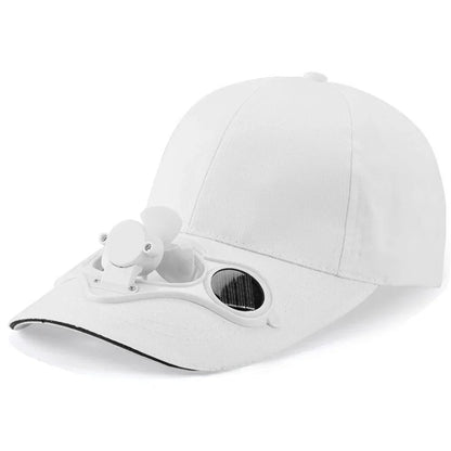 Kappe mit Ventilator – Sommer-USB-Lade-Kühlventilator – Baseballkappe – Outdoor – Golf – Sonnenschutz – 2 Geschwindigkeitsstufen – verstellbare Schirmkappe – Wanderkappe mit Ventilator