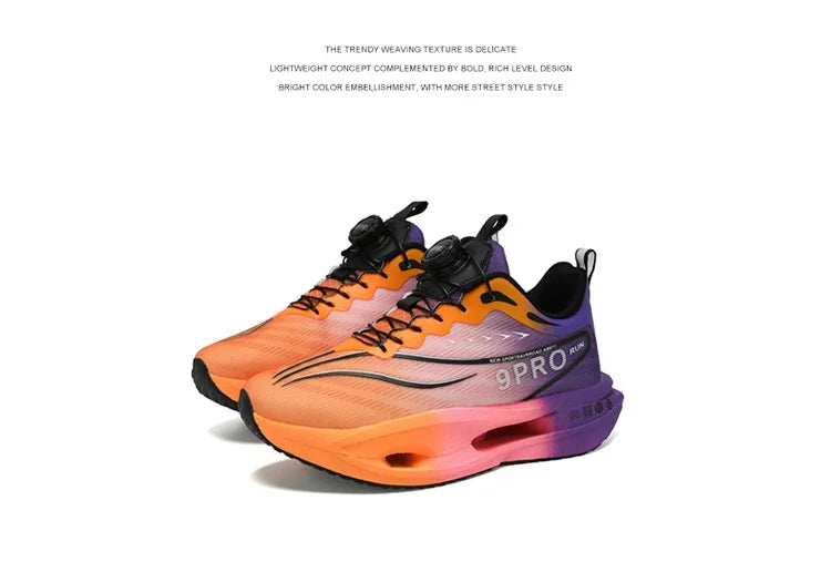 Zapatillas de running para hombre y mujer, transpirables, deportivas de competición, con amortiguación de carbono, ligeras, para jogging y entrenamiento masculino