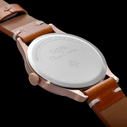 Thorn T001 Quartz Watch Fashion Sapphire Waterproof Grilled Men Watch VD78 Movement 316L Stainless Steel Business Luxury Watch