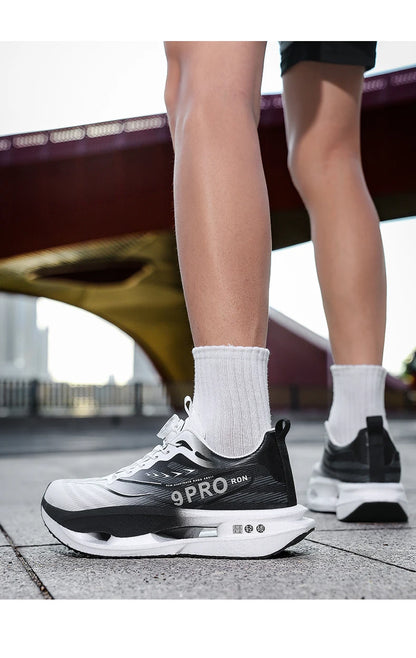 Zapatillas de running para hombre y mujer, transpirables, deportivas de competición, con amortiguación de carbono, ligeras, para jogging y entrenamiento masculino