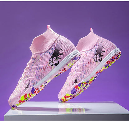 Scarpe da calcio professionali da uomo, scarpe da calcetto con tacchetti, sneakers da calcio ultraleggere per allenamento e sport all’aperto