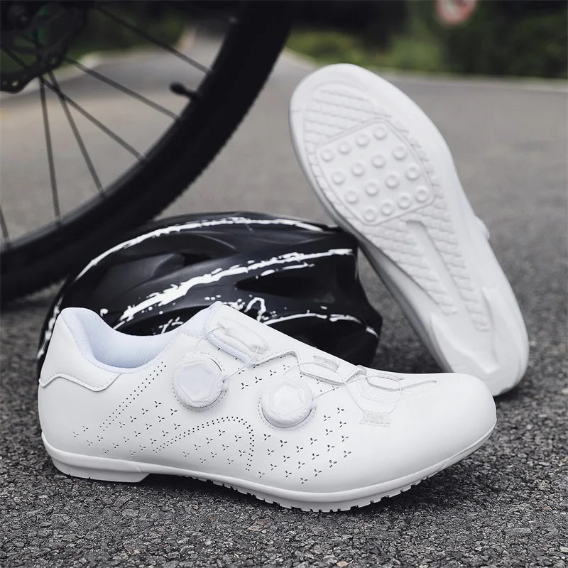 Men's Non-Locking Mountain Bike Shoes Without Cleats Road Bicycle RB Speed Non-Cleat Cycling Shoes Sneakers Flat Pedal MTB Women
