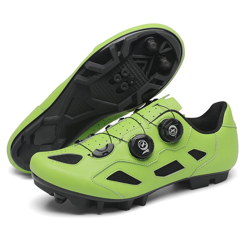 Mountain Bike Shoes Men's Cycling Shoes Quick Ratchet Buckle Compatible with SPD System Pedal for Indoor Outdoor Women MTB Shoes