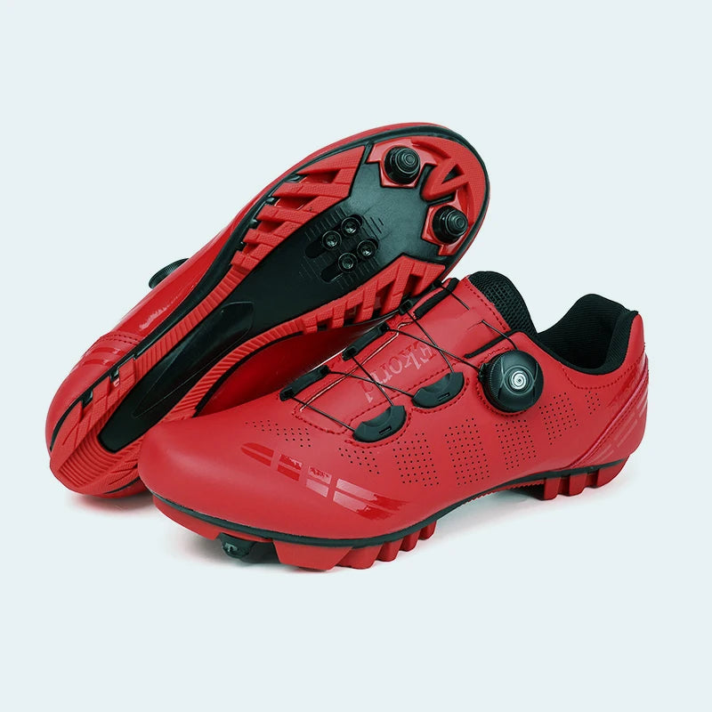 Scarpe da ciclismo da uomo e da donna per bici da strada, competizione e velocità, scarpe sportive da ciclismo autobloccanti con tacchette SPD