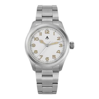 Militado ML08 V2 Vintage Quartz Watch Military VH31 Movement  Double Sapphire Crystal C3 BGW-9 Luminous Waterproof 38mm Watch