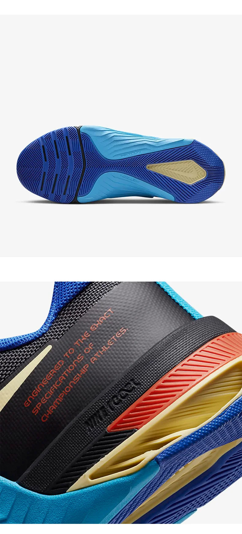 Chaussures d'entraînement unisexe Nike Metcon 8 authentiques DO9328-003