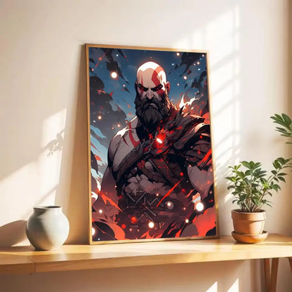 Game G-God of War Poster Wall Art Print Poster Decorative Mural Home Decor Gift Unframed