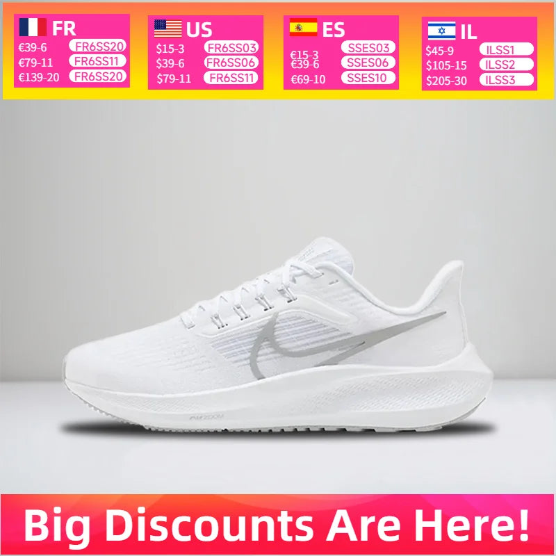 Nike Air Zoom Pegasus 39 - A Simple, Fashionable, Soft, Elastic, Low-Top, Wear-Resistant Running Shoes for Women DH4072-100
