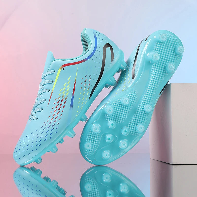 New Men Soccer Shoes High-top Futsal High-quality Cleats Grass Non-Slip Football Boots Match Sneakers Indoor Hot-selling FG/TF