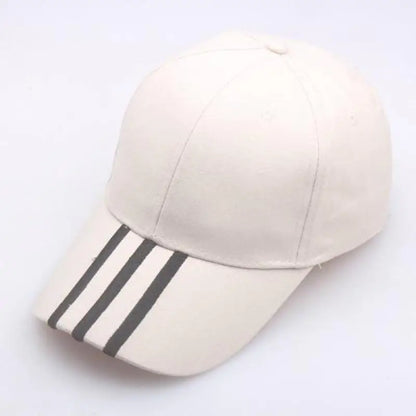 Baseballkasketter til mænd Casual bomuldsbroderede stribede snapback-hiphop-kasketter til kvinder Udendørs sportskasketter til mænd Gorras