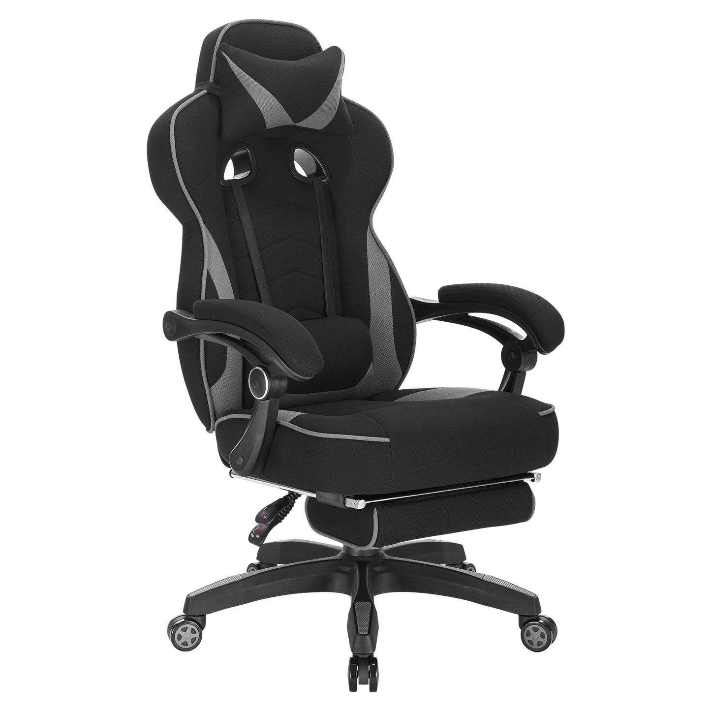 WOLTU Racing Gaming Chair Swivel Desk Office Computer Chair Sports Seat with Headrest Lumbar Cushion Footrest Gamer Chair