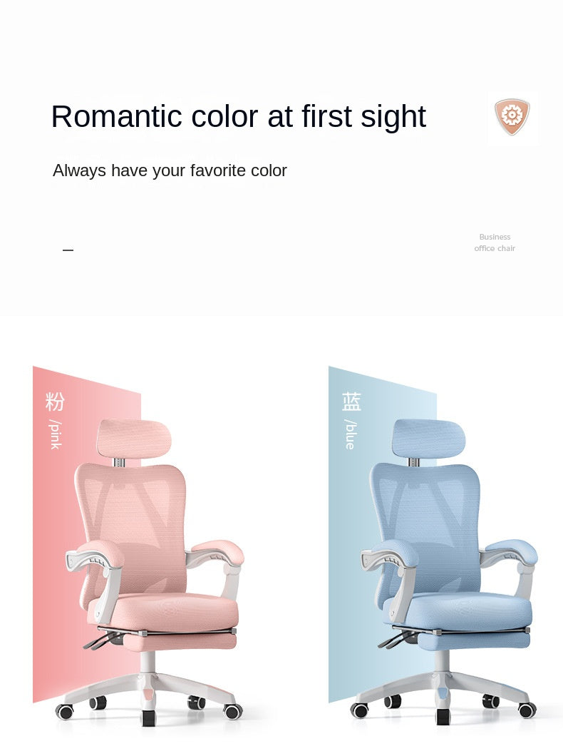 UVR Gaming Computer Chair Mesh Breathable Staff Chair Ergonomic Design Armrest Chair Sitting Comfor THome Office Chair Furniture
