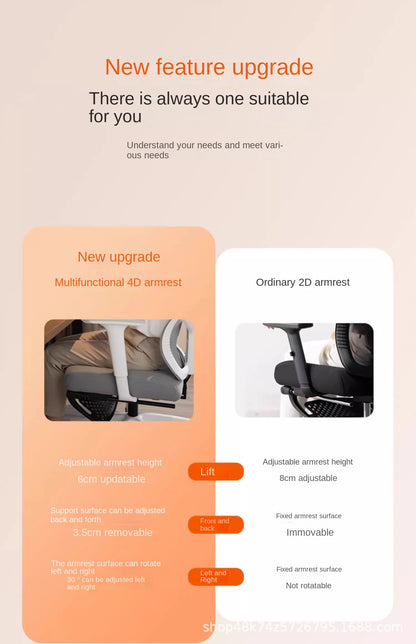 UVR Gaming Computer Chair Ergonomic Office Chair with Reclining Backrest, Adjustable Height, Comfortable Swivel Computer Chair for Home & Office